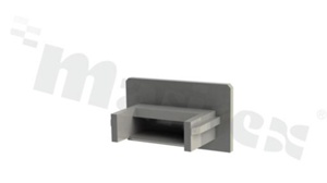 Dedicated endcap for aluminium profiles nProfile2 Standard Flat and Pro Multi.