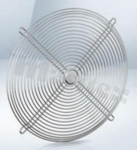 Osłona wentylatora; 162x162x8.5mm; metal.