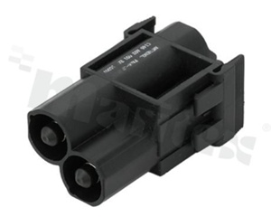 Złącze: HDC; moduł; męskie; 1kV; PIN: 2; na przewód; bez styków; 6mm