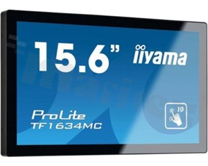 Monitor open-frame 15.6"; 16:9; IP65 front; typ dotyku: CTP; 16.7M kolorów; 1366x768; jasność 360 nitów; kontrast 500:1; kąt widzenia 170/160; VGA; HDMI; DP; zasilanie 12V DC; VESA