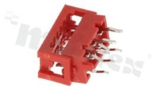 Złącze kablowe do PCB; w rastrze 1.27mm; 6-stykowe; do przewodu wstążkowego AWG#26-#28; 1.5A 230V AC/DC