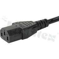 Kable zasilające, komputerowe; 2 m; Black; 3 A; PVC