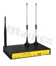 Router przemysłowy 4G z VPN; wbudowany modem 4G; GSM/GPRS/UMTS/WCDMA/HSDPA/HSUPA/HSPA+/LTE; Wi-Fi 802.11 b/g/n; 4 porty 10/100Base-T(X) RJ45; 1 port RS-232/422/485; slot SIM; temp. pracy: -35+75 st.C; zasilanie 5...36VDC