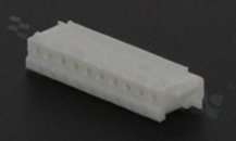 Korpus złącza kablowego; w rastrze 1.50mm; 10-stykowego; żeńskie; na przewód AWG#28-32; 50V/1A