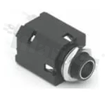 Connector: Jack 6.3mm; socket; female; straight; soldering; cynowany