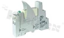 Interface relay; contact rating current 8A; coil voltage 24VAC; changeover contacts (2P); 8A/24VDC; 8A/250VAC