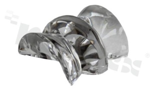 Lens for LED high power; angle: Oval 60 x 7 degrees FWHM; Number of LEDs: 1; Dimensions: 34x33mm; Height: 16.7mm; meterial: PMMA; Fastening: glue; pin