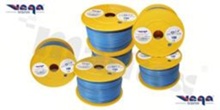 Przewód pojedynczy LGY/H05V-K; z wielodrutową miedzianą żyłą; niebieski/szary; przekrój 2.50mm2; AWG 14; 500V; -40+105 st.C; 50m.
