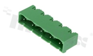 Listwa zaciskowa rozłączalna; w rastrze 7.50mm; 5-torowa; męska; pionowa; zabudowana; UL 300V/15A; TUV:400V/20A