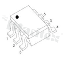 Tranzystor: NPN; bipolarny; 65V; 0.1A; 0.25W; -55+150 st.C; SMD; SOT-363