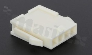 Crimp terminal housing; pitch 4.20mm; 4-contacts; male; applicable wire AWG#16-26; 300V/9A