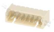 Header for PCB; pitch 1.25mm; 7-contacts; THT; male; top entry; 125V/1A