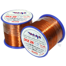Insulated winding wire; with two layers of enamel insulation; diameter 0.15mm; SWG 38; -65+200 deg.C; 1600m; 250g.