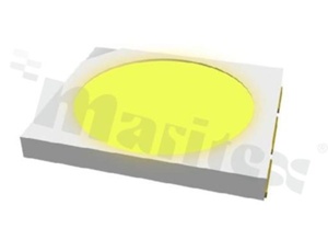 LED mid-power; SMD; PLCC6; cool white; >8000K; 4000-8000mcd/60mA; 2.8-3.6V; water clear; 120 degrees; 5.4x5.0x1.6mm