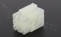 Korpus złącza kablowego; w rastrze 6.20mm; 9-stykowego [3x3]; żeńskie; 3-rzędowe; na przewód AWG#14-22; 300V/9A