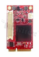 Karta rozszerzeń mPCIe -> VGA i LVDS; temp. pracy: 0+70 st.C