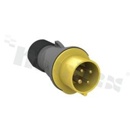 Złącze: zasilające AC 3-fazowe; wtyk; męskie; 16A; 130V; IP&S; IP44