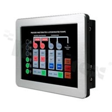 8" Fanless Industrial Touch Panel PC; 4-core Intel Atom E3845 1;91 GHz; 1xCF; 2xCOM; 1x VGA; 1x HDMI; 2x LAN; 1x Audio; 4x USB 2.0; oper. temperature 0 to +40C; supply 12-26V