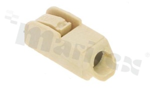 Spring-loaded; snap-in connector with release button; 1-pin; horizontal; SMD; for AWG20-26