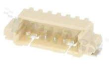 Header for PCB; pitch 1.25mm; 6-contacts; SMD; male; side entry; 125V/1A