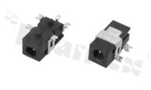 DC socket; male; angled; pin diameter 0.65mm; hole diameter 2.75mm; SMD