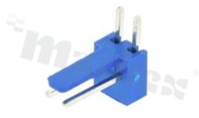 Header for PCB; pitch 2.54mm; 2-contacts; THT; male; side entry; 250V/3A