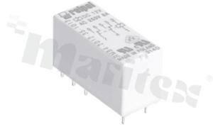 Przekaźnik elektromagnetyczny; prąd znamionowy 8A; napięcie cewki 230VAC; podwójne styki przełączne (2P); moc cewki 400-480mW; 8A/24VDC; 8A/250VAC
