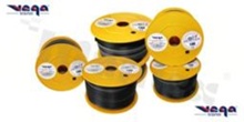 Przewód pojedynczy LGY/H05V-K; z wielodrutową miedzianą żyłą; czarny/szary; przekrój 1.50mm2; AWG 16; 500V; -40+105 st.C; 100m.