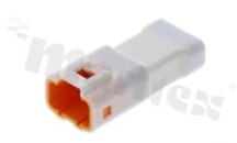 Korpus złącza kablowego; w rastrze 2.00mm; 4-stykowego; męskie; na przewód AWG#22-26; 100V/3A