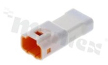 Korpus złącza kablowego; w rastrze 2.00mm; 4-stykowego; męskie; na przewód AWG#22-26; 100V/3A