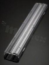 Lens F16810_LINNEA-ZT25-B-PMMA, assymetric, W:285 x40mm H:11,6mm, for LED Mid Power, LEDIL, RoHS
