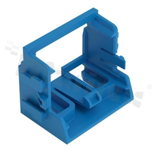Adapter; for 10-wire connectors from 221 series; 4mm2; screw mounting; screw mounting; blue