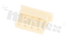 Crimp terminal housing; pitch 2.50mm; 4-contacts; female; applicable wire AWG#22-28; 250V/3A