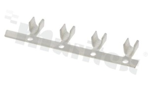 Wire splice; brass; 0.75-1.25mm2; length: 4.9mm