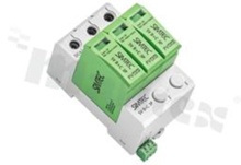 Varistor Surge Arrester T1, T2; for photovoltaic installations; 3-pole; for wire 2.5-35mm2; max operating voltage 1060V DC; max discharge current 40kA