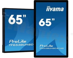 Open-frame monitor 65 "; 16: 9; IP54 front; touch type: CTP; 16.7M colors; 3840 x 2160; brightness 420 nits; contrast 1100: 1; viewing angle 178/178; VGA; DVI; 2xHDMI; DP; COM; LAN; AC 100-240V; VESA
