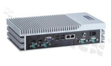 Bezwentylatorowy przemysłowy komputer wbudowany; dwurdzeniowy procesor AMD G-Series T56N 1.65 GHz; 1x VGA; 2x DISPLAYPORT; 2x Gigabit LAN; 1xCFast; 1x SATA; 4xCOM; 6x USB; 2x mPICe; SIM slot; temperatura pracy -10+55C; zasilanie 12V