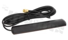 Antena; prostokątna; GSM; 824-2170MHz; 2.0dBi; VSWR<2.0; liniowa; dookólna; RG174; 0.5m; MMCX; przyklejana; 115.6x21.7x5.8mm; czarny