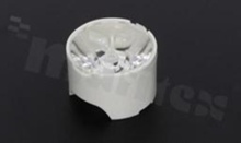 Lens LEDIL FCN10804_LR1-RS + holder, 8 dgr., W:21.6mm H:14.3mm, for LED Luxeon Rebel, RoHS