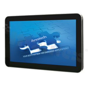 Monitor przemysłowy 23.8"; 16:9; FULL IP66; FHD; typ dotyku: CTP; 16.7M kolorów; 1920x1080; jasność 250 nitów; kontrast 3000:1; kąt widzenia 178/178; VGA(M12); HDMI; temp. pracy: 0+60 st.C; zasilanie 12V-24V DC (M12); VESA