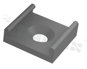 NPROFILE-H-P-G0, holder plastikowy, ciemnoszary, do profili ALU1, ALU2, ALU3, ALU4 oraz nProfile 2 RoHS