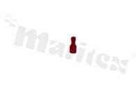 Konektor płaski; 4.75mm; 0.5mm; żeński; 0.5-1.5mm2; zaciskany, na przewód, izolowany, cynowany, mosiądz; czerwony, Imax 10A; L=20mm