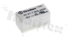 Przekaźnik elektromagnetyczny; prąd znamionowy 6A; napięcie cewki 5VDC; pojedynczy styk przełączny (1C); moc cewki 200mW; 3A/30VDC; 6A/250VAC