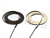 Taśma LED; typ black Neon; horizontal bending; biały ciepły 3000K; CRI min. 90; 24V; szerokość: 6 mm; wysokość: 12 mm; 120 LED/m; 10 W/m; IP67; cięcie co 50 mm; bottom entry; rolka 5 m