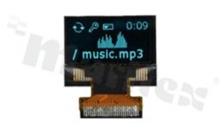 Wyświetlacz LGM OLED; LCD graficzny; 0.96"; 128x64 pikseli; kolor świecenia niebieski; 27 pinów; obszar aktywny 21.74x11.18mm; FPC do lutowania;