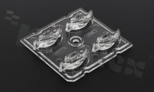 Soczewka C14556_STRADA-2X2-TF, FWHM: asymetryczny, Wymiary: 50 x 50 mm, W:8,7 mm do diod LED High Power seria XP-G2, XP-G3, Ledil, RoHS