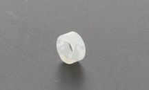 Tulejka dystansowa; plastikowa; okrągła; przelotowa bez gwintu; średnica zewnętrzna 5.0mm; średnica wewnętrzna 3.2mm; wysokość 2.0mm