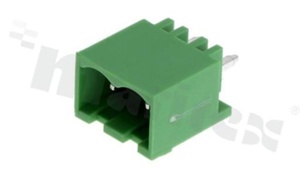 Listwa zaciskowa rozłączalna; w rastrze 5.00mm; 2-torowa; męska; pionowa; zabudowana; UL 300V/15A; TUV:320V/20A