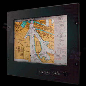 Monitor 12.1"; IP65 front; typ dotyku: RTP; 16.2M kolorów; 1024x768; jasność 1000 nitów; kontrast 700:1; kąt widzenia 160/140; VGA; DVI-D; temp. pracy: -15+55 st.C; zasilanie 24V DC; VESA
