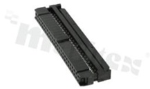 IDC connector; pitch 2.54mm; 50-contacts; female; for ribbon cable AWG#26-#28